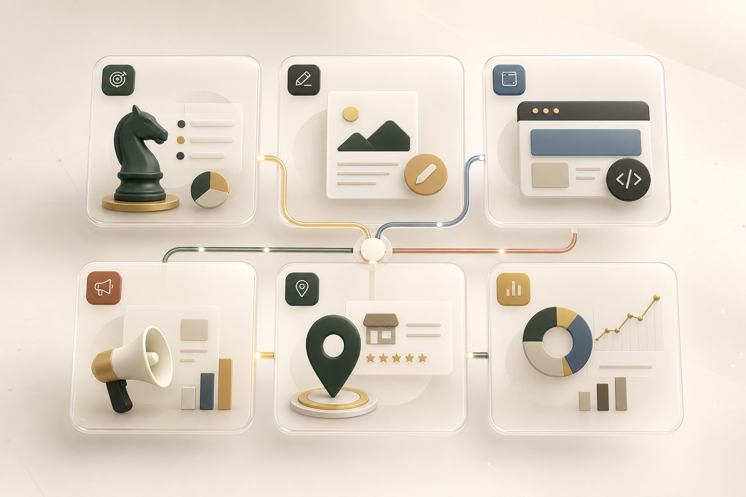 Reporting and improvement workflow visual